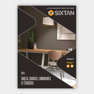 catalogue Tables, chaises, luminaires et étagères