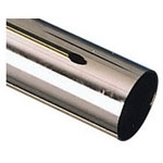 Tube de penderie rond chromé