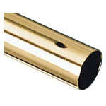 Tube de penderie rond laitonné