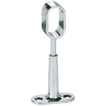 Piton sur platine pour tube ovale