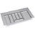 Ramasse couverts PVC gris alu - VOLPATO